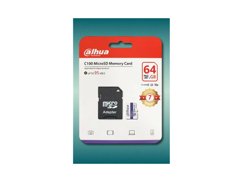 Dahua TF-C100/64GB  Mıcro SDxc 100mb/s   SN : 0819