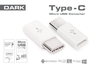 Dark DK-AC-U31XMICROW Type-C-Micro USB 2.0 Dnştrcü