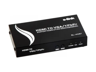 S-LİNK SL-VH57 VGA+YPBPR TO HDMI VİDEO ÇEVİRİCİ