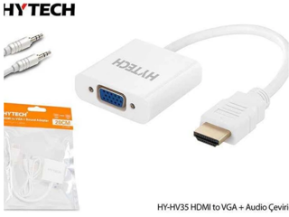 Hytech HY-HV35/HV10 Hdmi to VGA + Audio Çevirici