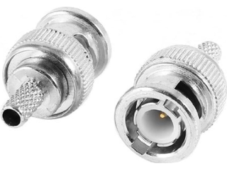 BNC CONNECTOR SILVER