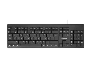 Everest KB-1002 Siyah Usb Kablolu Standart Klavye