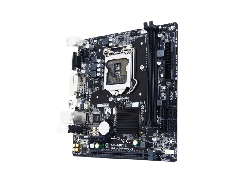 Gigabyte GA-H110M-S2V Intel 1151P D4 Vga Dvi USb3