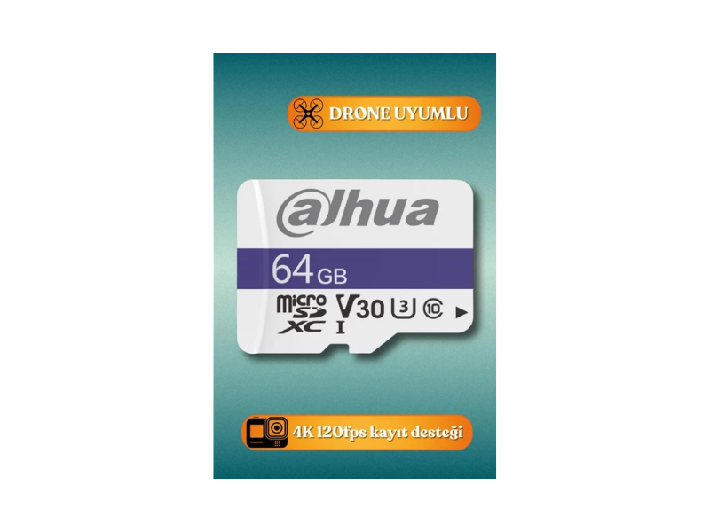 Dahua TF-C100/64GB  Mıcro SDxc 100mb/s   SN : 0819